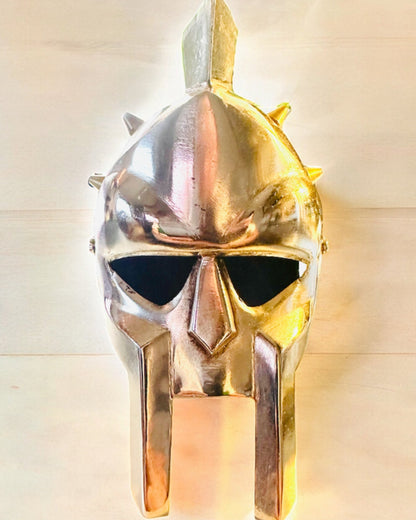 "Sparta" Knight's Gladiator Mask - personalization option with engraving