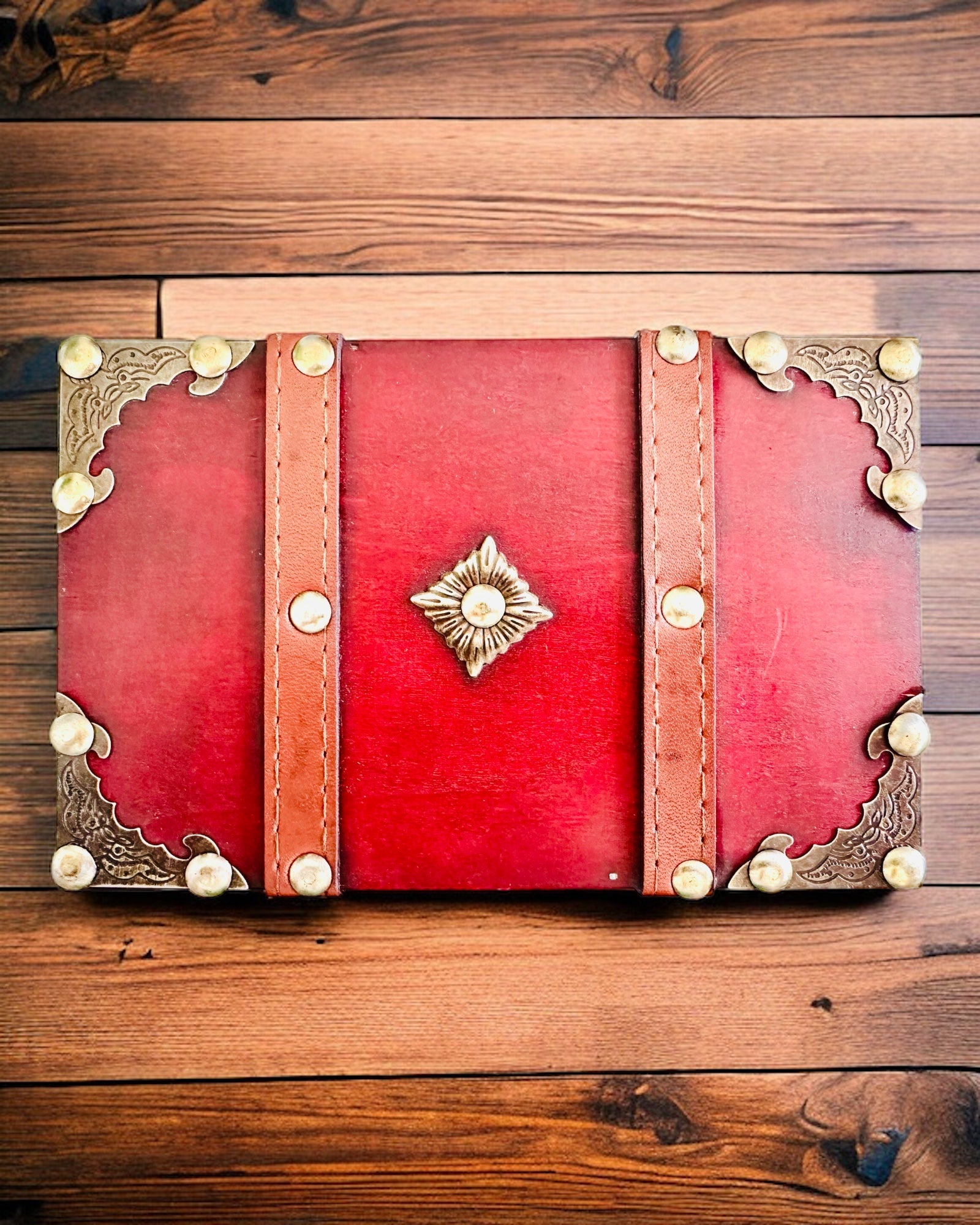 Wooden Box 'Pirate Treasure Chest' – Vintage Jewelry and Trinket Box