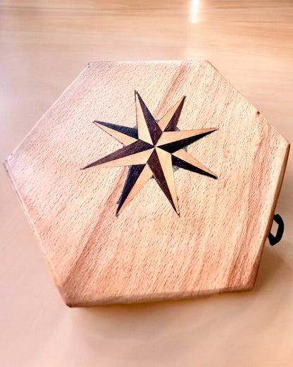 Captain's Compass "Explorer 2" - personalization option with engraving for a gift, 2 color variants to choose from.