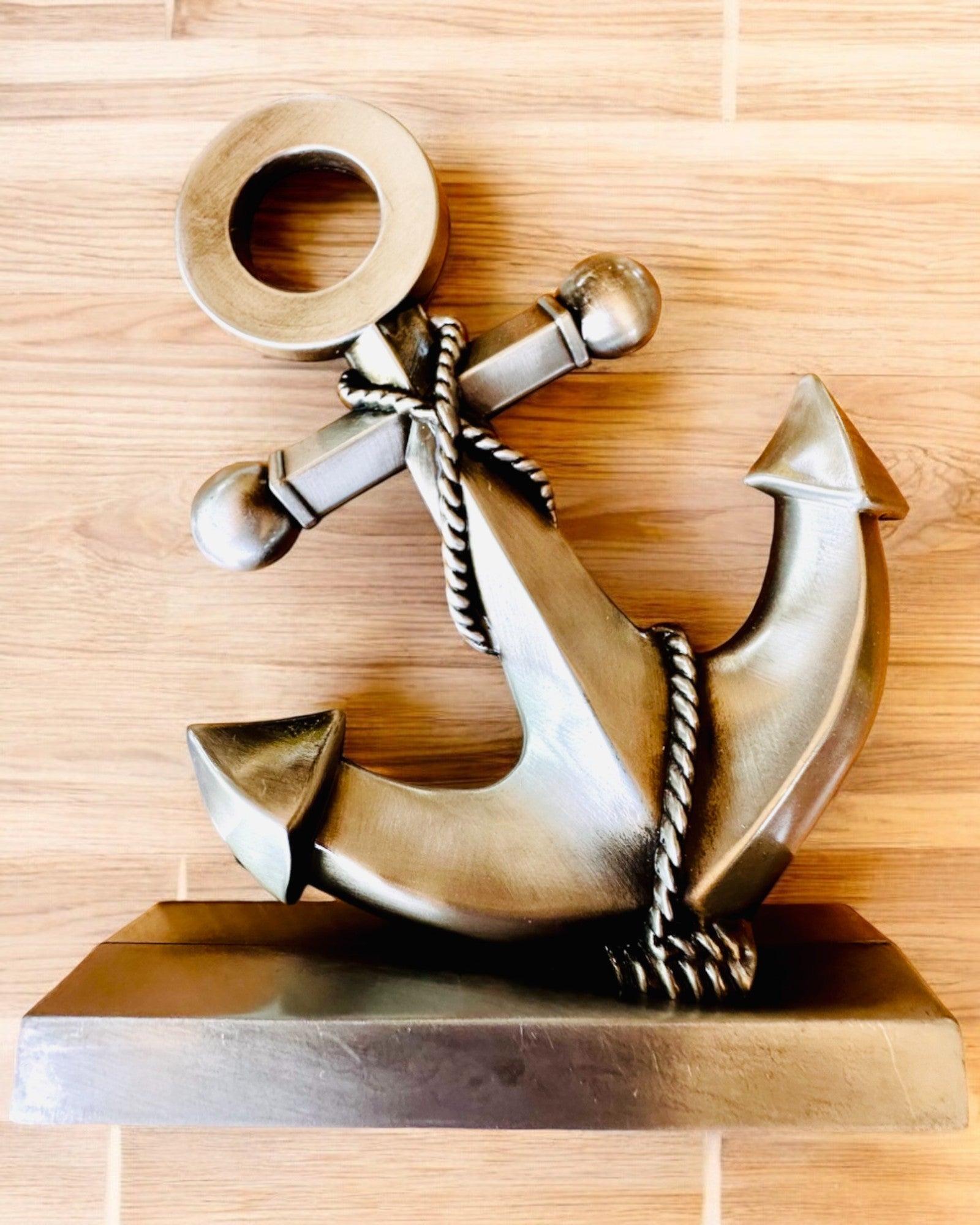 Decorative Anchor made of Aluminum - Elegant Decoration with Engraving Option - 3 Color Variants