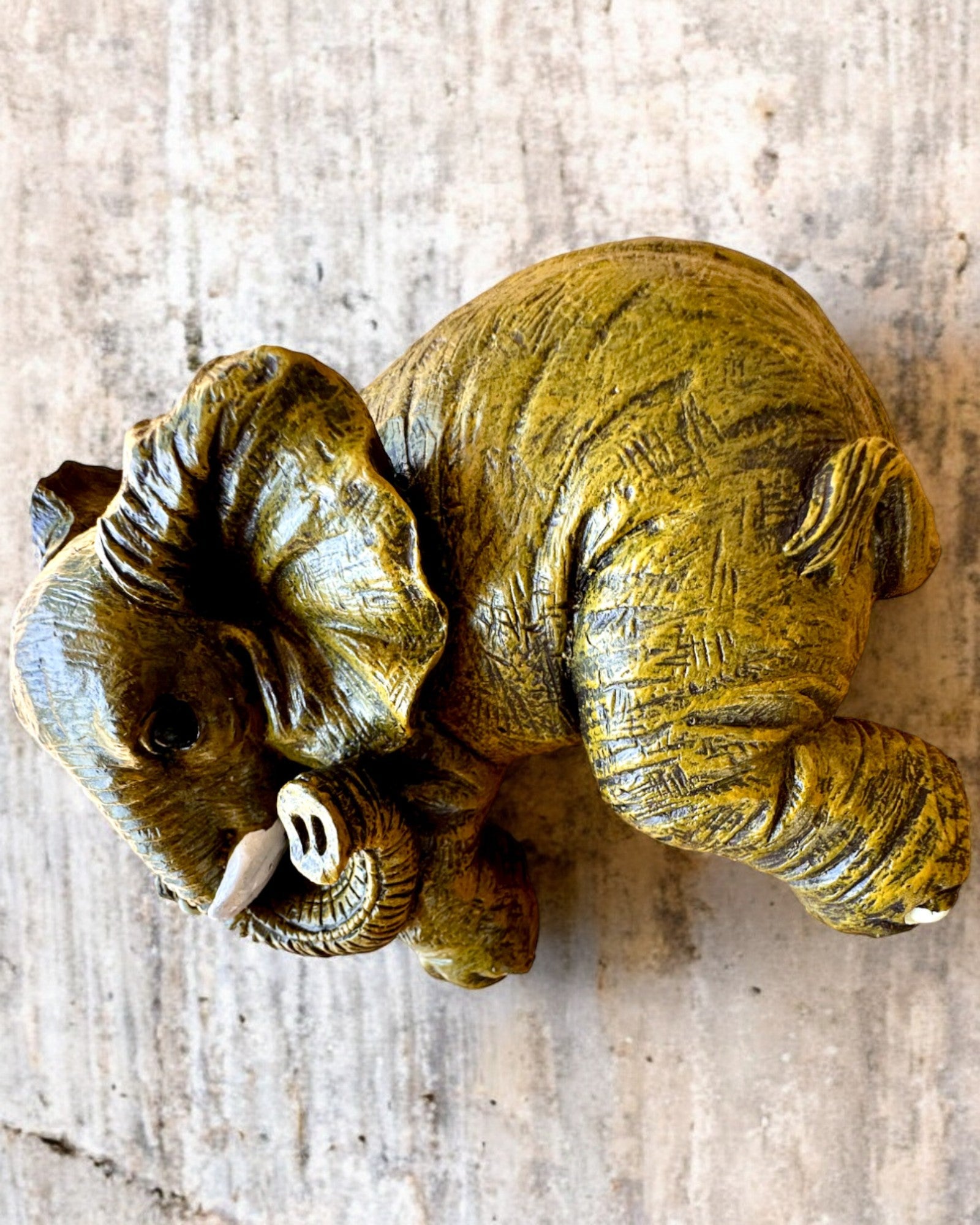 Elephant figurine "Little Lucky One" with engraving option for a gift