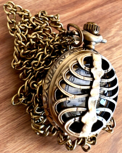 Pocket watch "Fish Scale" with engraving option for a gift