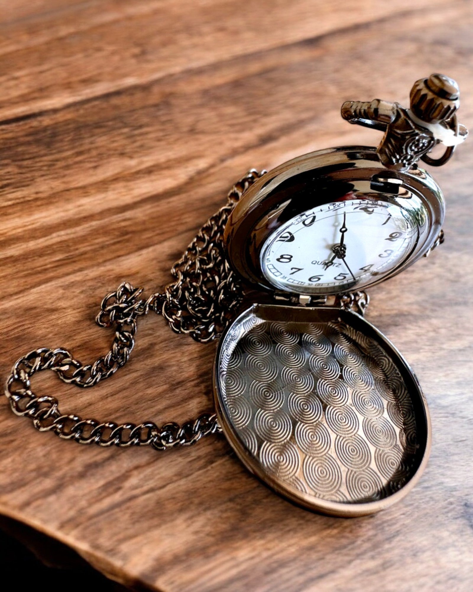 "Galactic Secret" Cosmic Pocket Watch, personalization with engraving for a gift