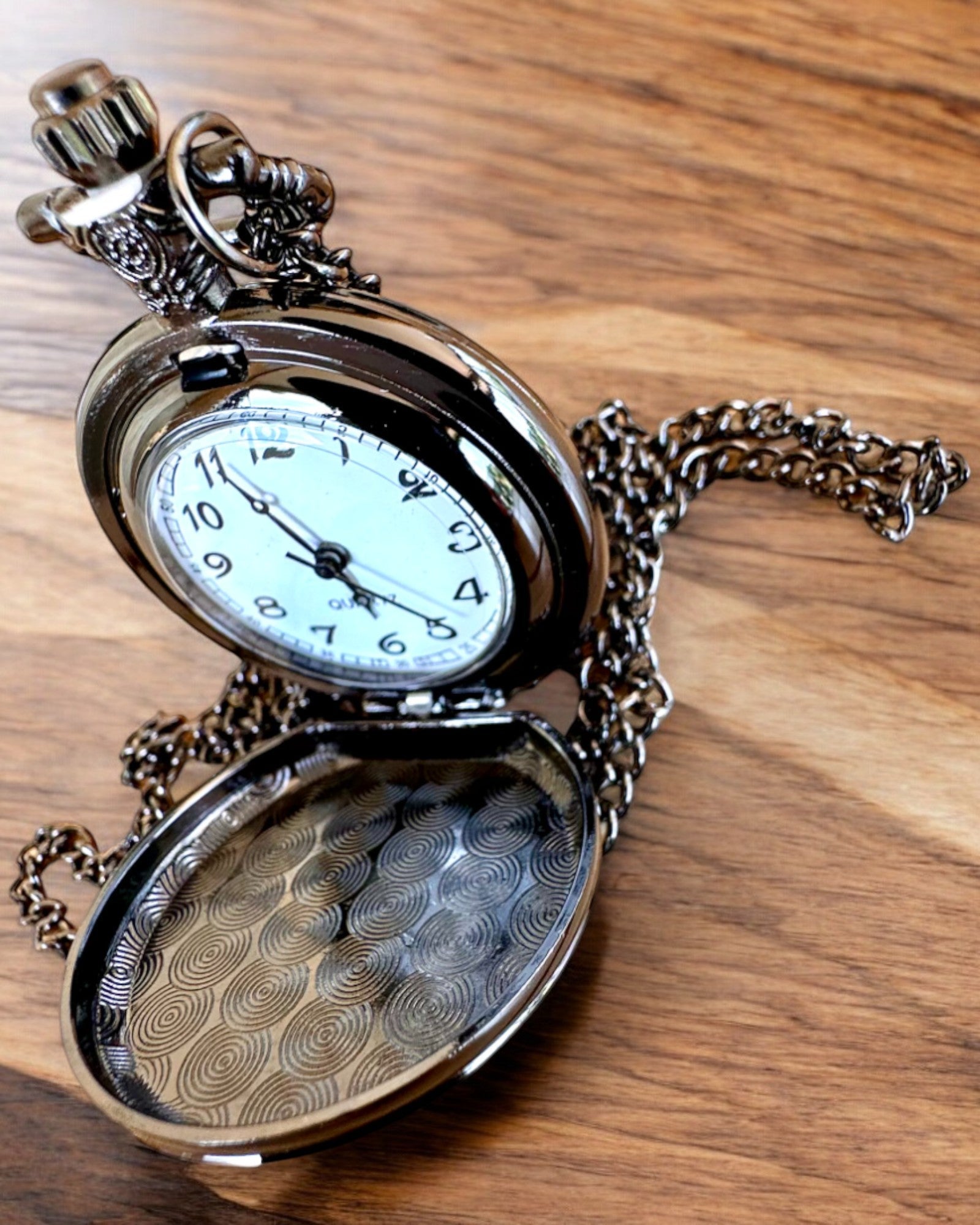 "Galactic Secret" Cosmic Pocket Watch, personalization with engraving for a gift