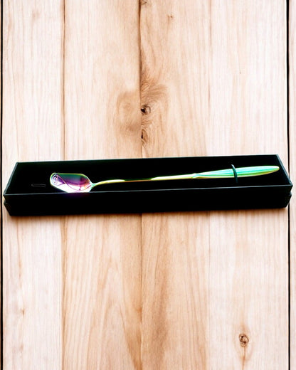 Personalized Rose Spoon with Engraving Option for a Gift - 3 Color Variants to Choose From