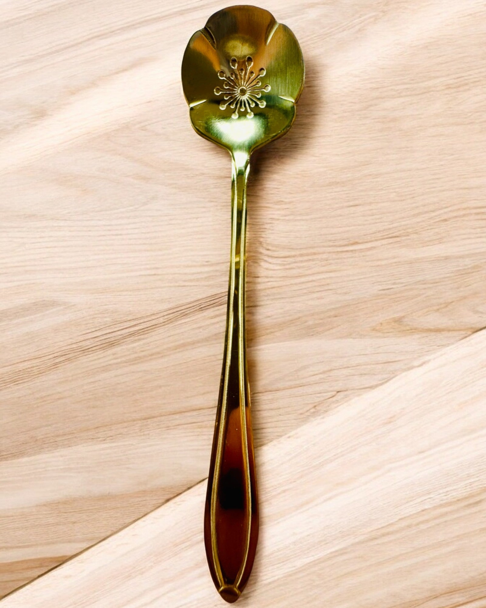 "Flower Rhapsody" Spoon Set - personalization with engraving for a gift, 2 variants to choose from