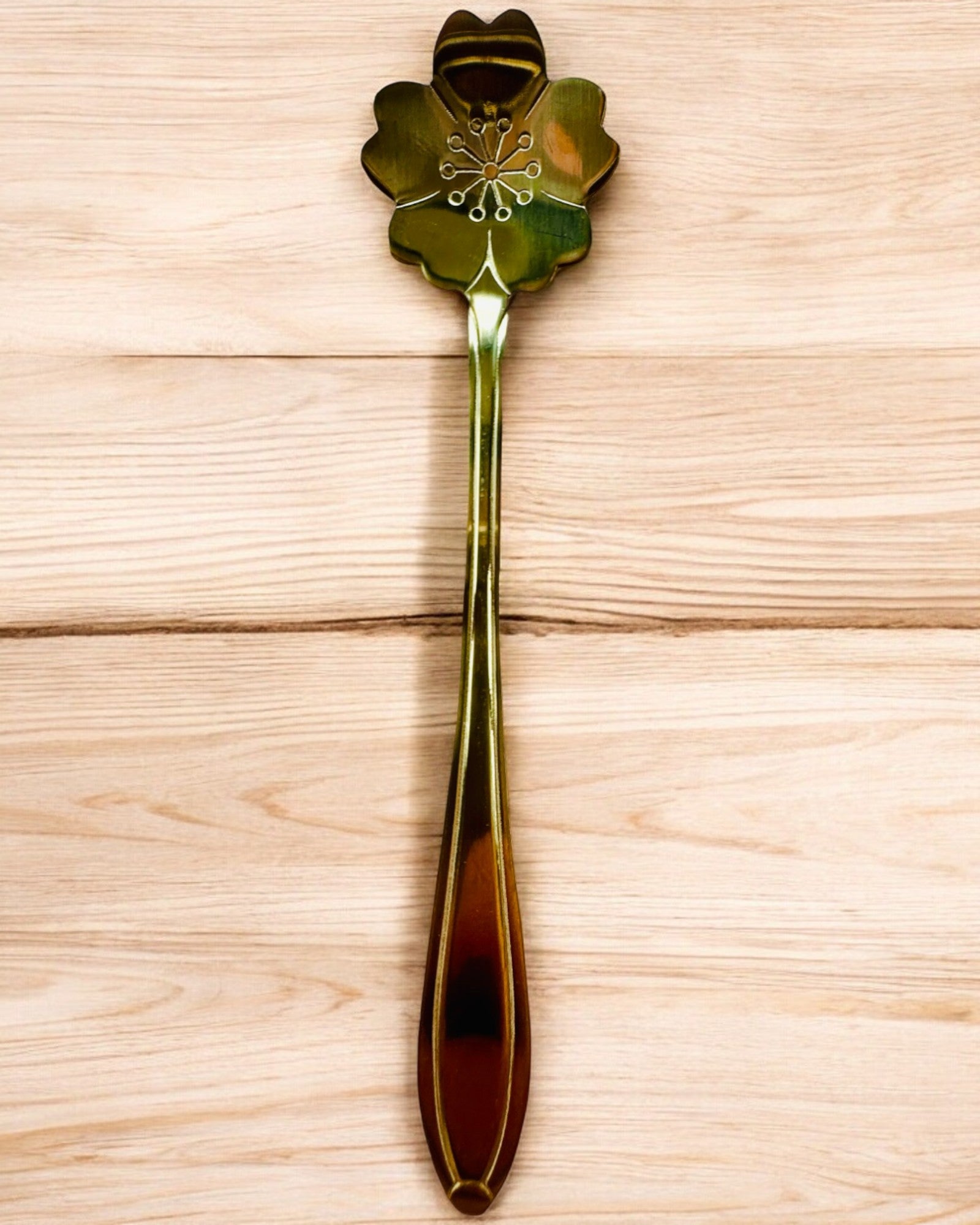 "Flower Rhapsody" Spoon Set - personalization with engraving for a gift, 2 variants to choose from