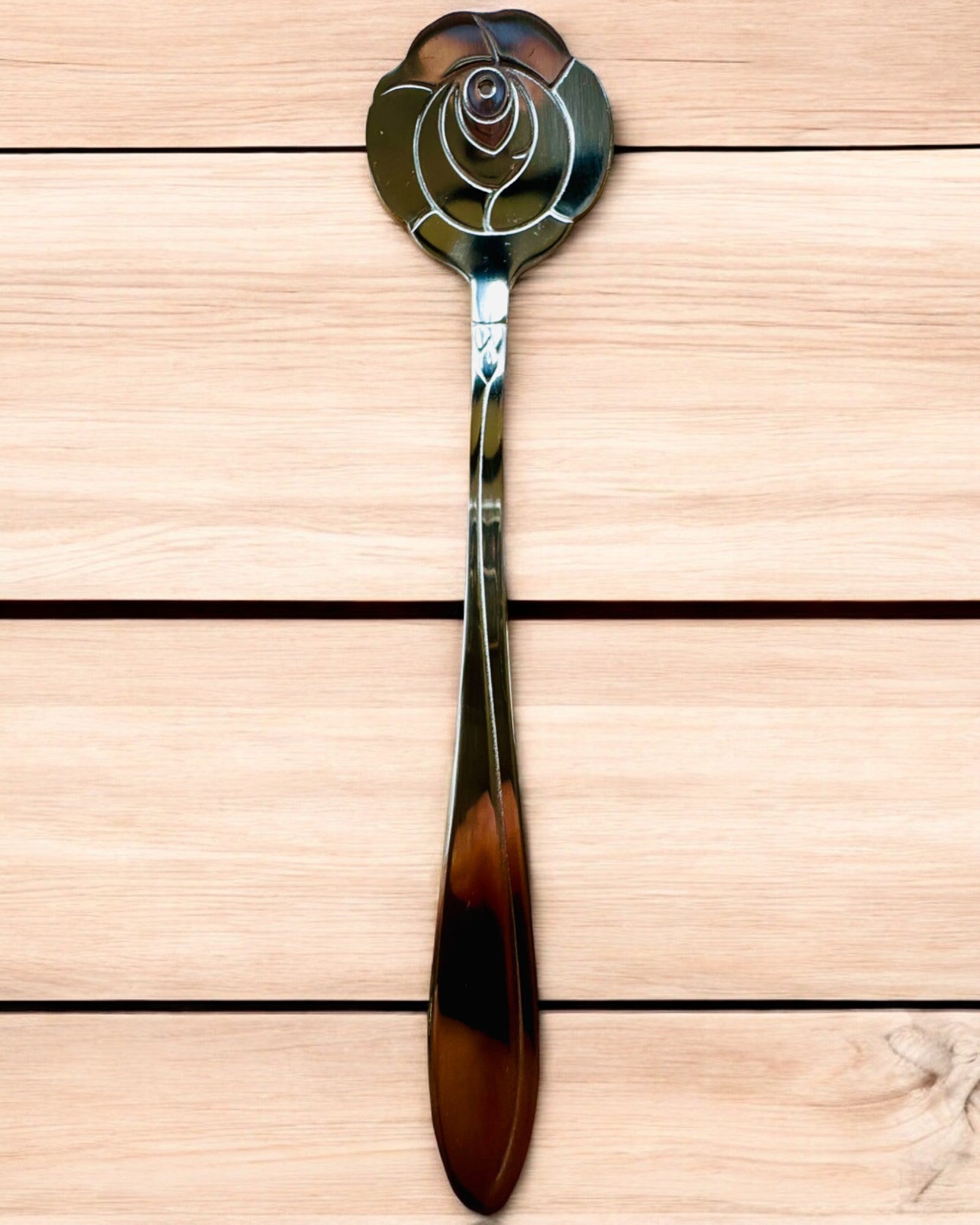 Elegant spoon "Floral Elegance" – Personalized for a gift, engraving, 7 variants to choose from