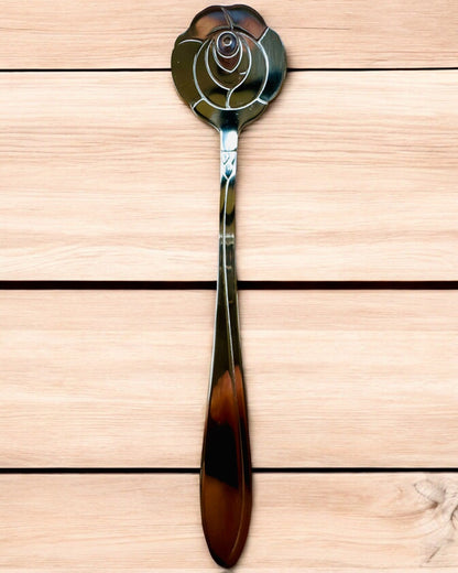 Elegant spoon "Floral Elegance" – Personalized for a gift, engraving, 7 variants to choose from