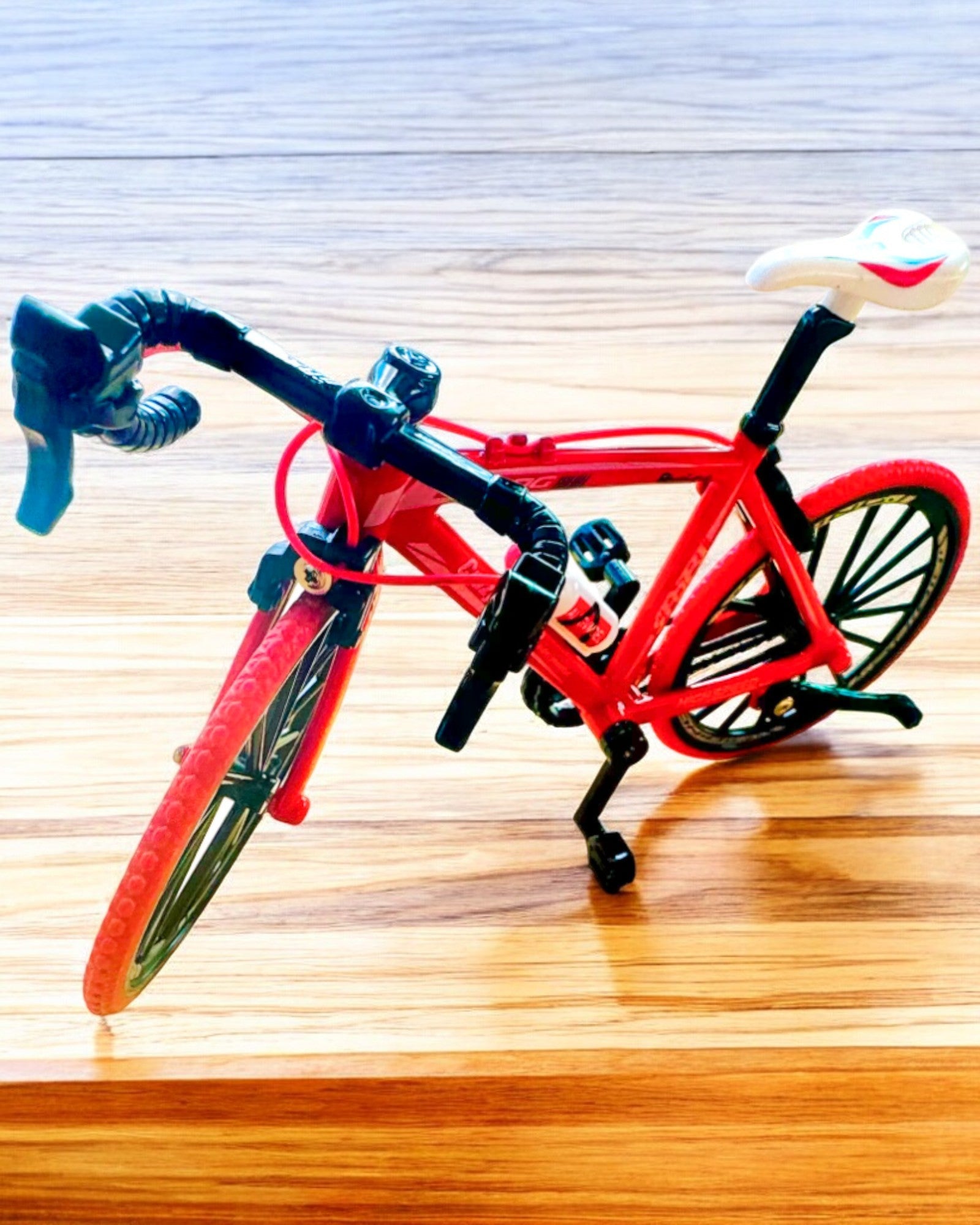 Miniature Metal Model Red Bicycle "SpeedMaster" personalization with engraving for a gift, 2 color variants