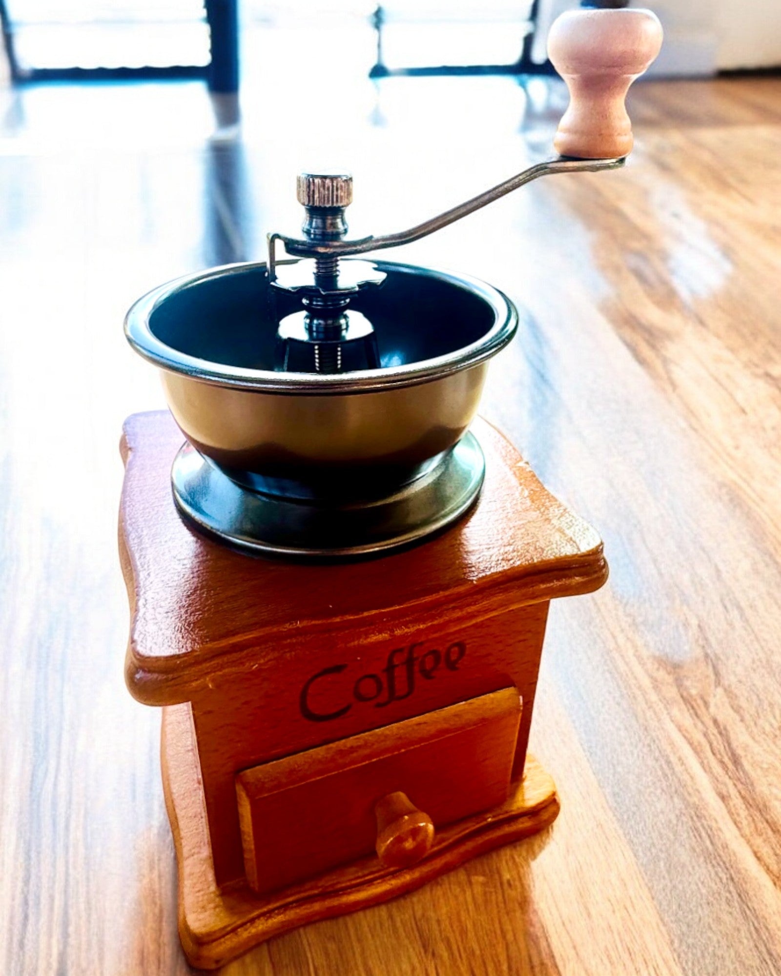 Traditional Coffee Grinder "Aroma of Classics" - with engraving option, personalization for a gift