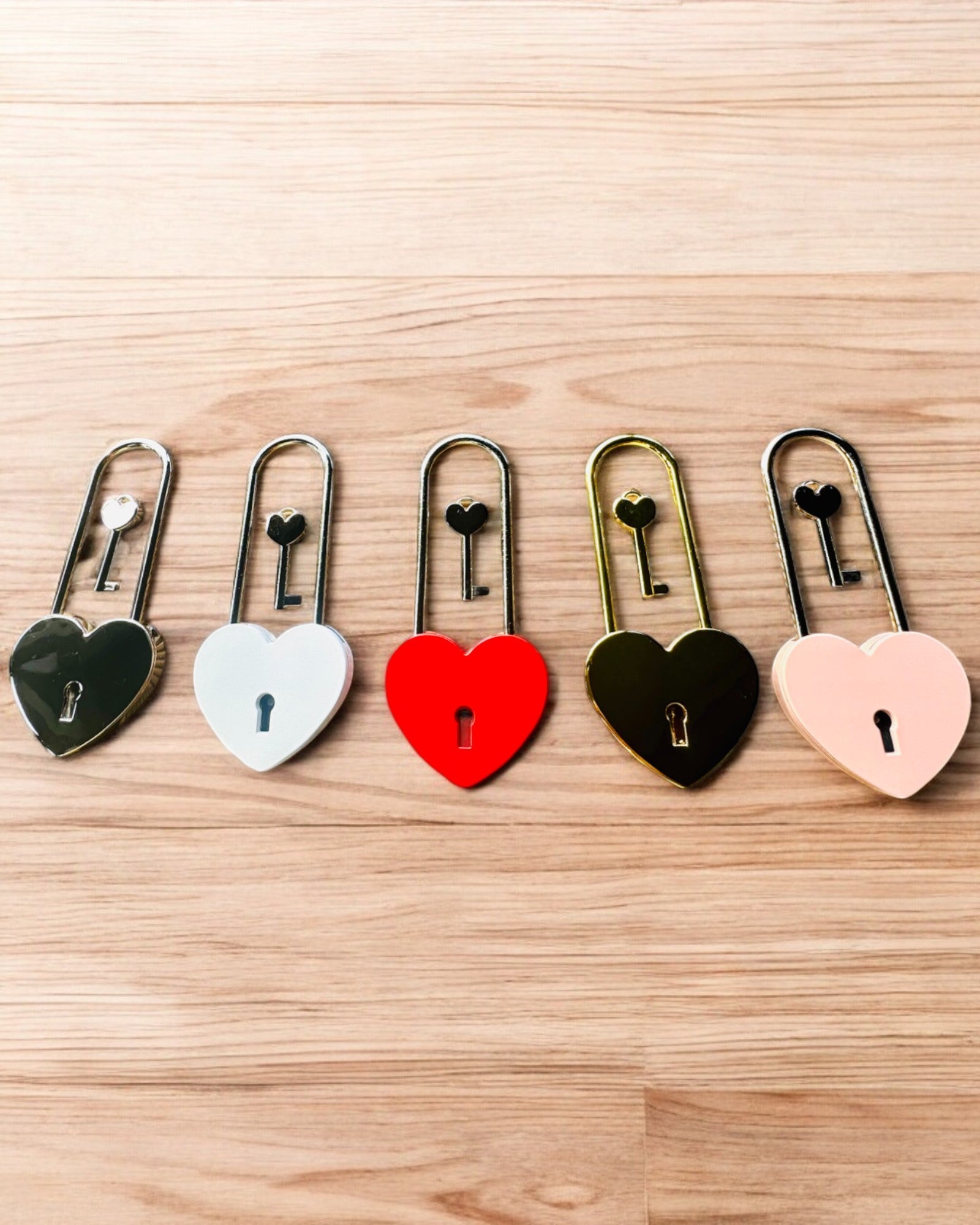 Magic Love Padlocks with Engraving Option for a Gift, 5 Color Variants to Choose From