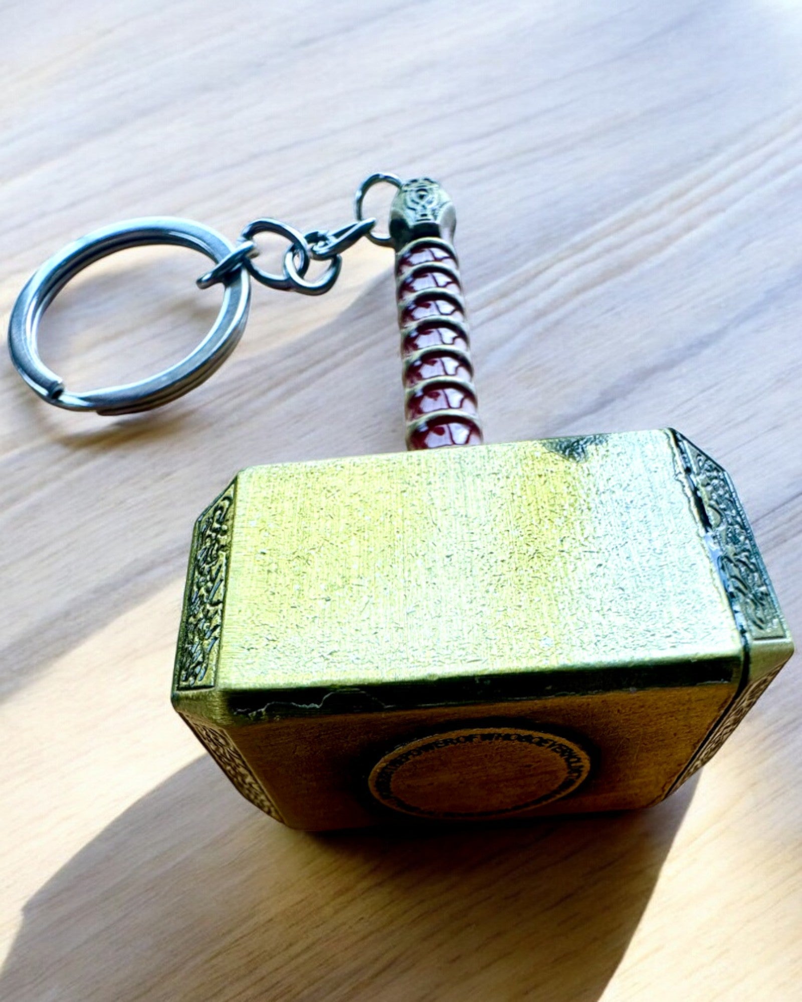 Viking Hammer - Keychain and bottle opener in one - Premium, personalization option with engraving