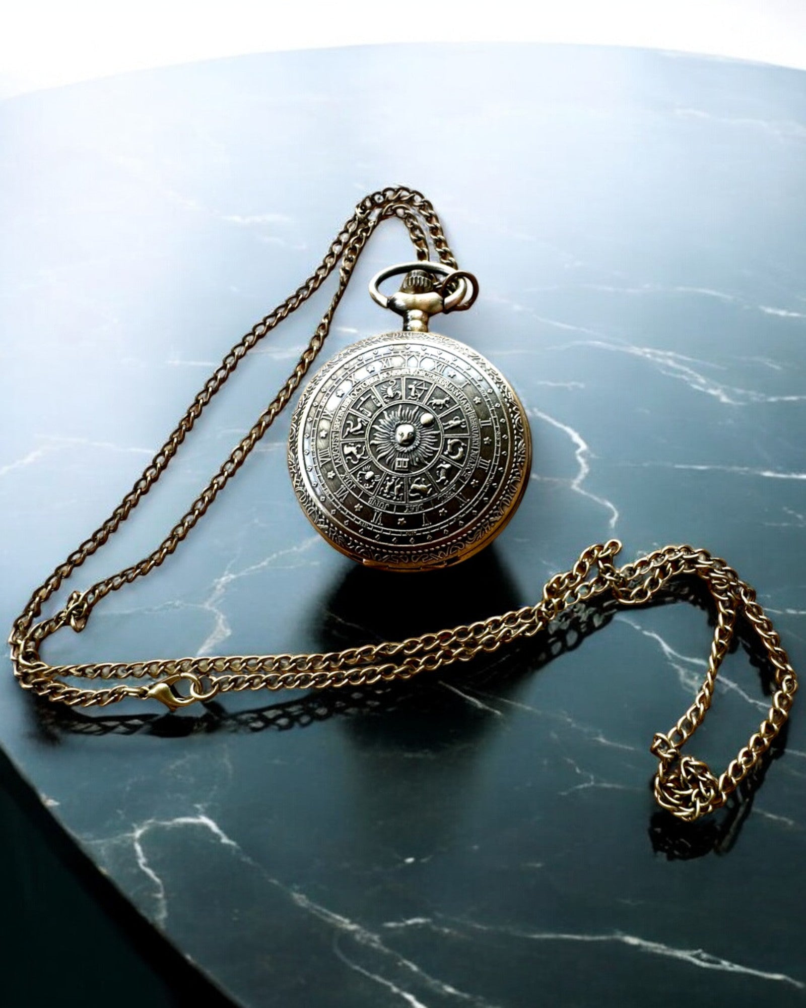 Pocket Watch "Astro Retro Antique Style" – with engraving option for a gift