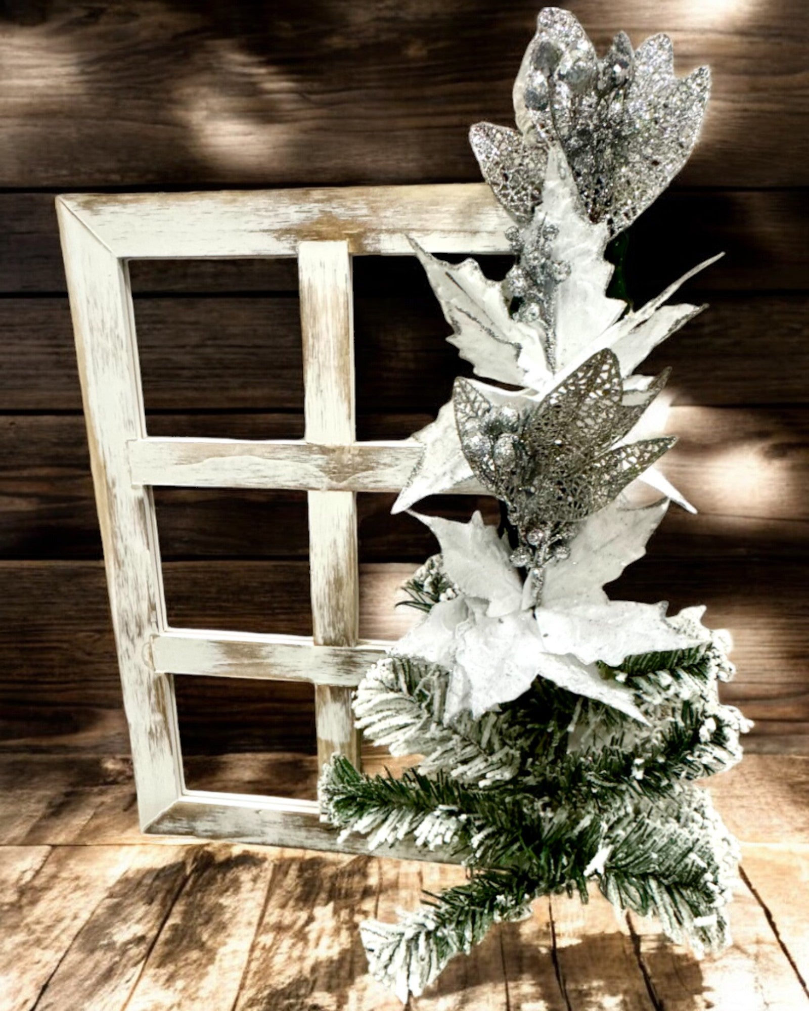 Christmas 2 pcs. Decorative Frames "Winter Glow", personalization option with engraving for a gift