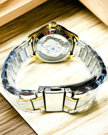 Men's Quartz Watch "Vision Sport" – Double-Sided Transparent with Aluminum