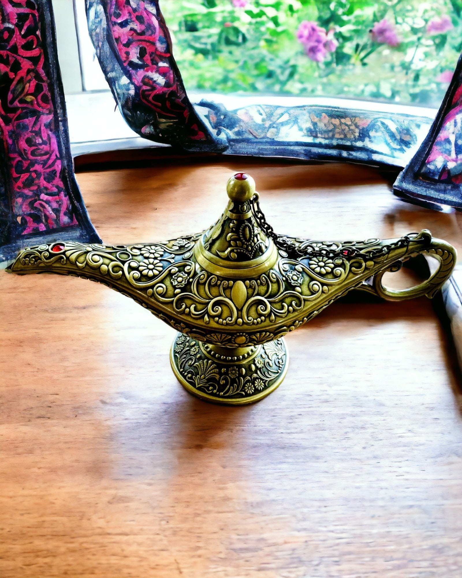 Aladdin's Magic Lamp with Engraving Option - Chopped Gold Variant