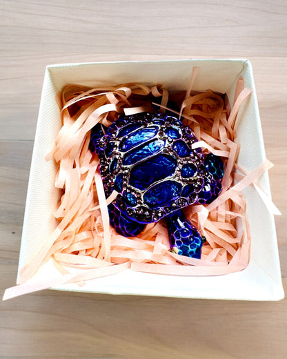 Magical Turtle Treasure - Jewelry Box with personalization option for engraving, gift