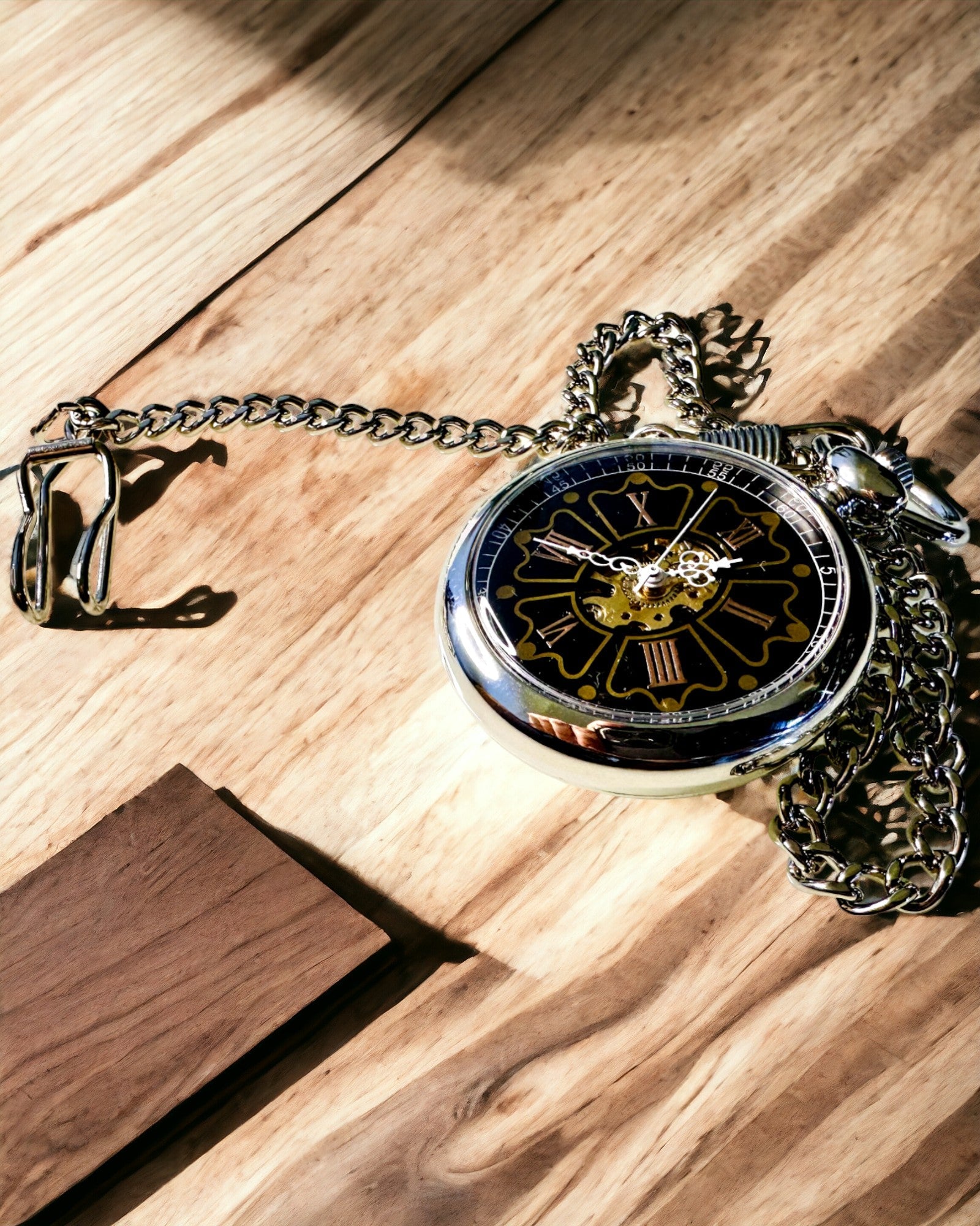 Vintage Pocket Watch with Engraving Option