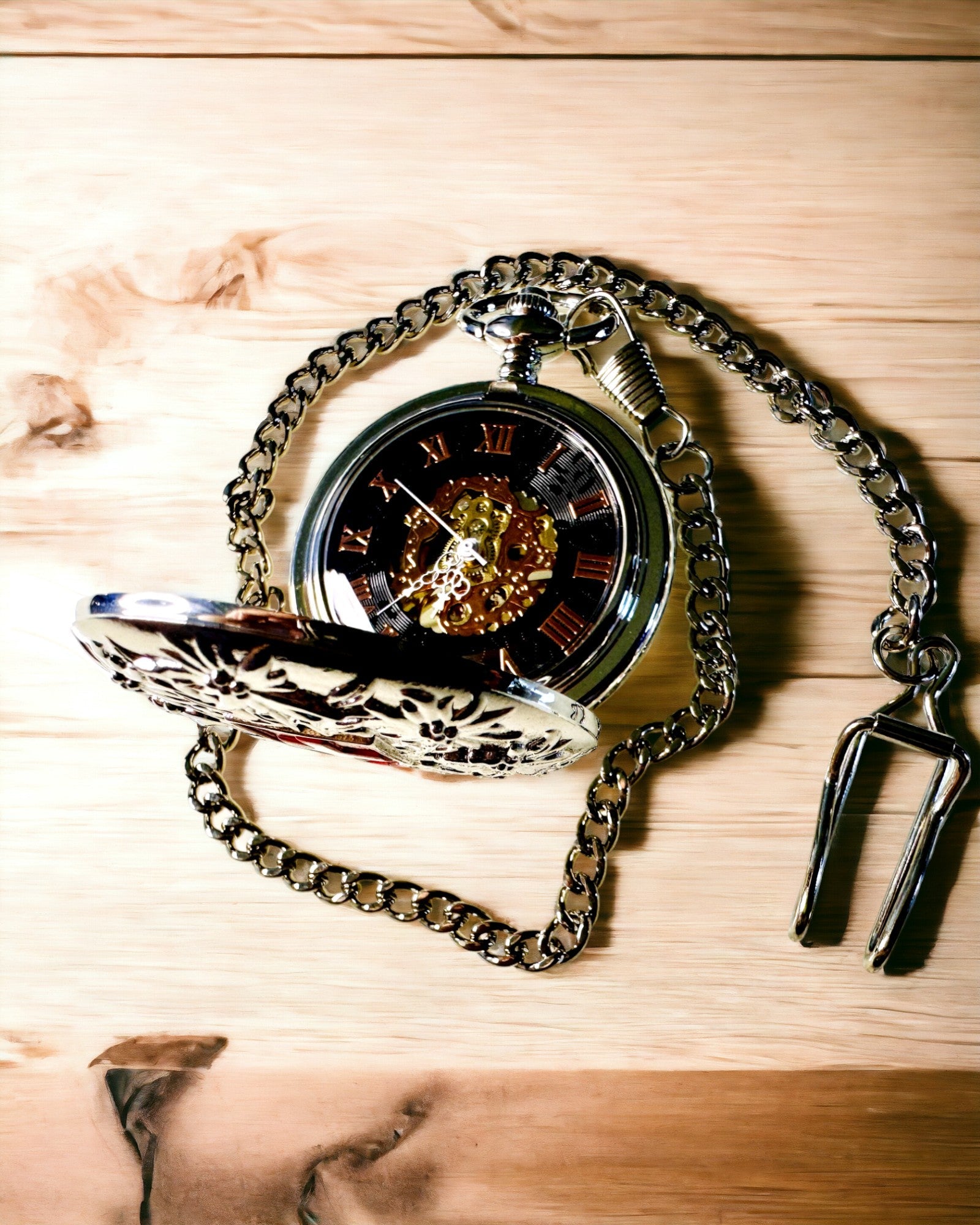 Pocket Watch "Heritage Helvetia" with Engraving Option