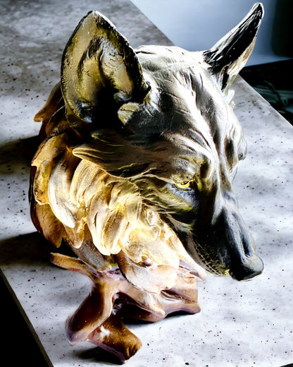 "Wolf Spirit" – Decorative Figurine with the possibility of personalization through engraving, for a gift