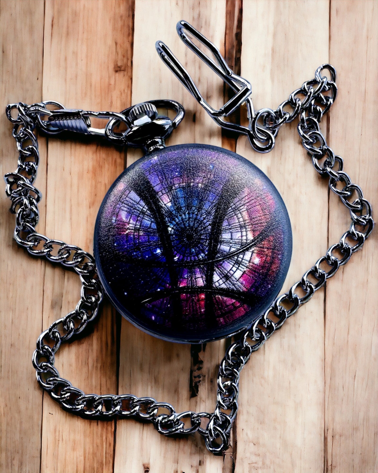 Pocket Watch "Galactic Vision" with Engraving Option, personalized gift