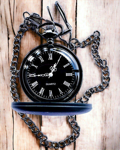 Pocket Watch "Galactic Vision" with Engraving Option, personalized gift