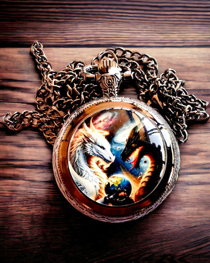 Pocket Quartz Watch "Legendary Universe" with Engraving Option