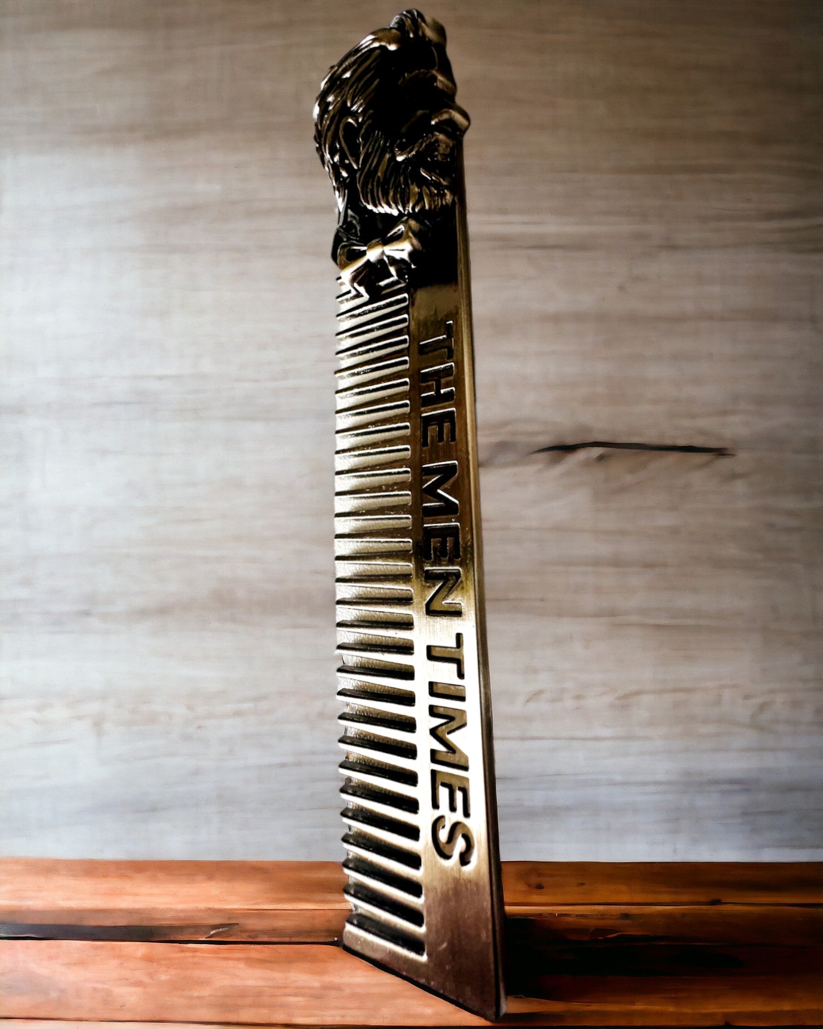 GroomMaster - Elegant Metal Comb with Engraving, personalization with engraving