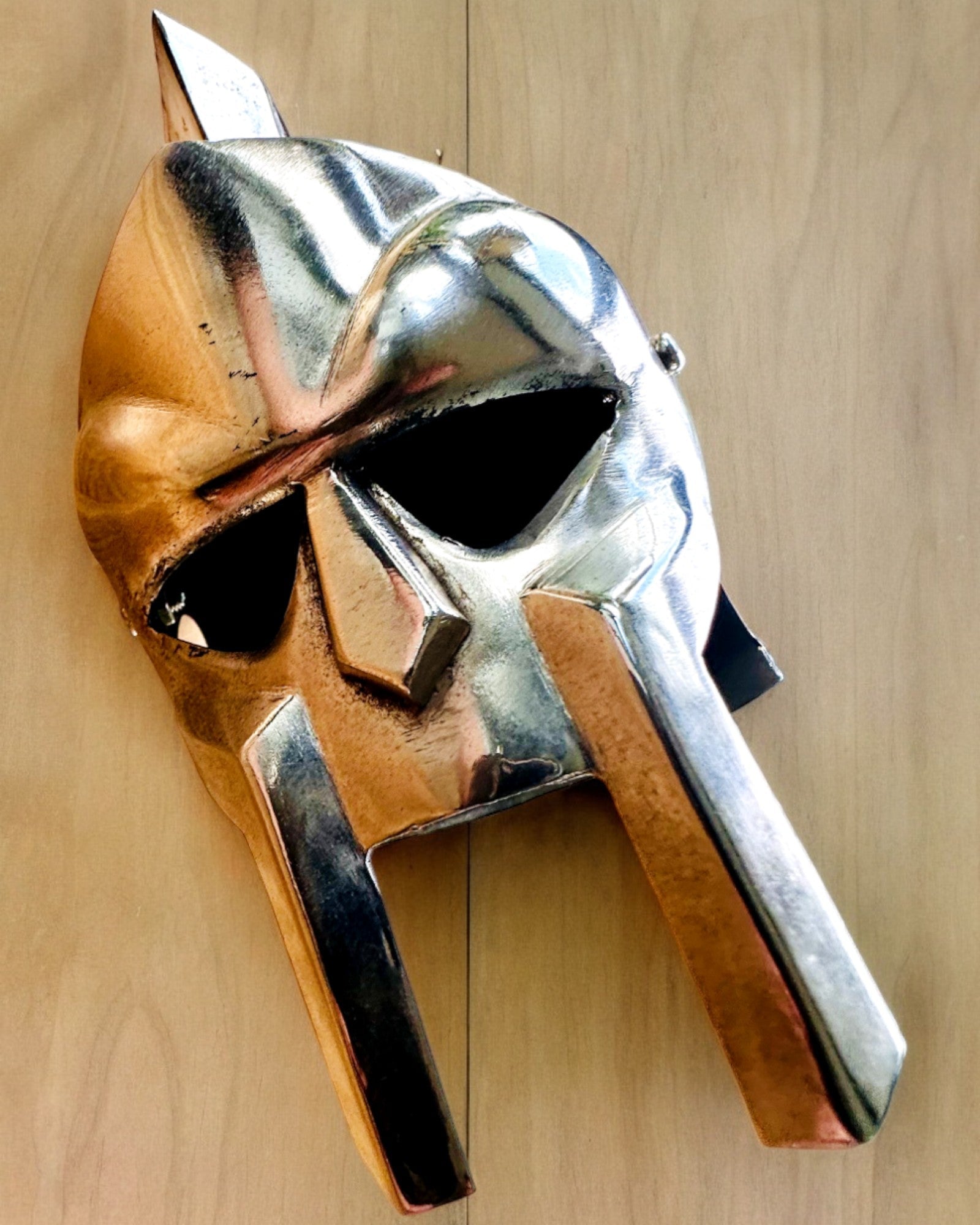 "Sparta" Knight's Gladiator Mask - personalization option with engraving