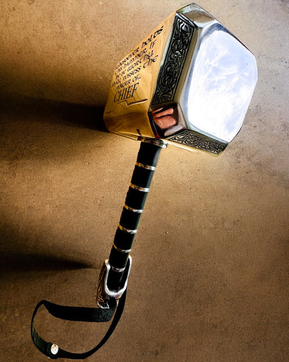 Thor's Hammer "Chief" - Handcrafted Artisan Hammer, personalization engraving for a gift