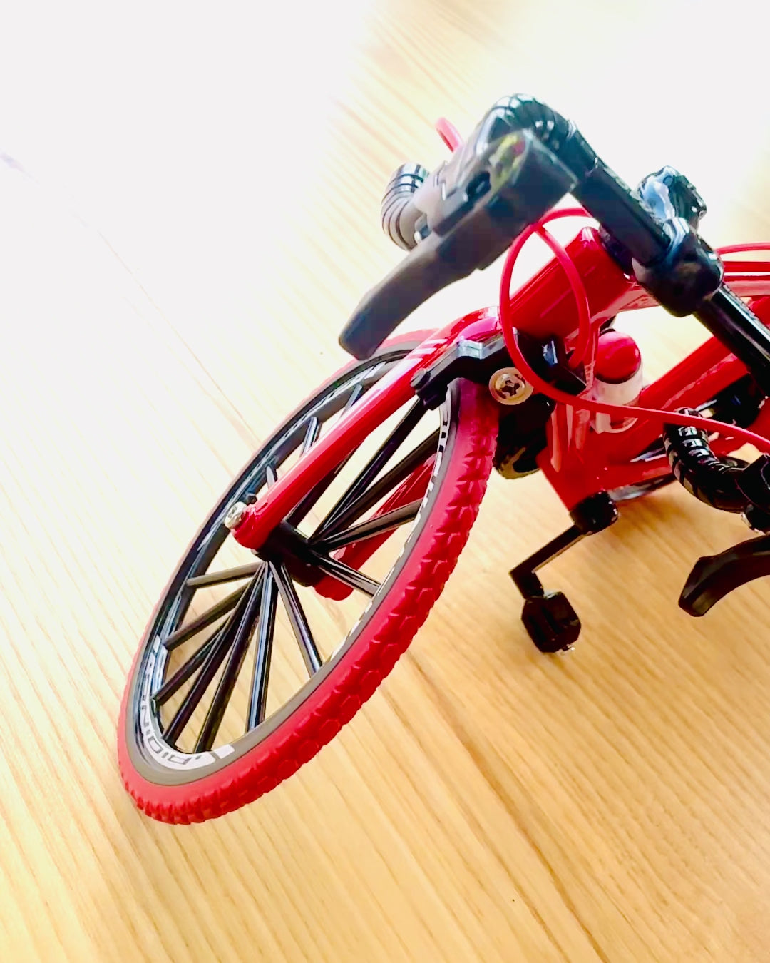 Miniature Metal Model Red Bicycle "SpeedMaster" personalization with engraving for a gift, 2 color variants