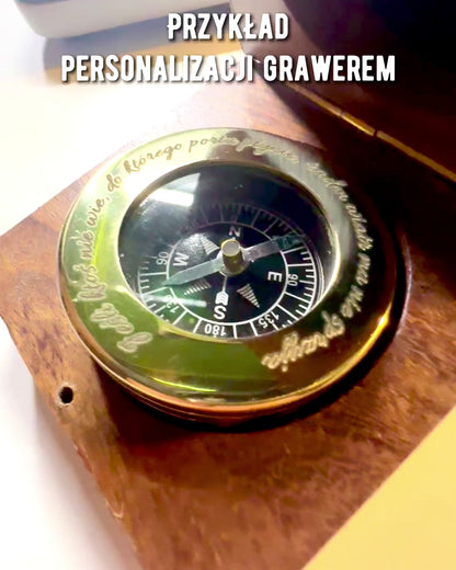 Traveler's Compass Rajput with personalization option - for a gift