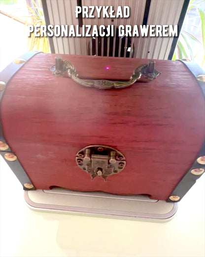 Magical Treasure Chest - Piggy Bank, personalization with engraving