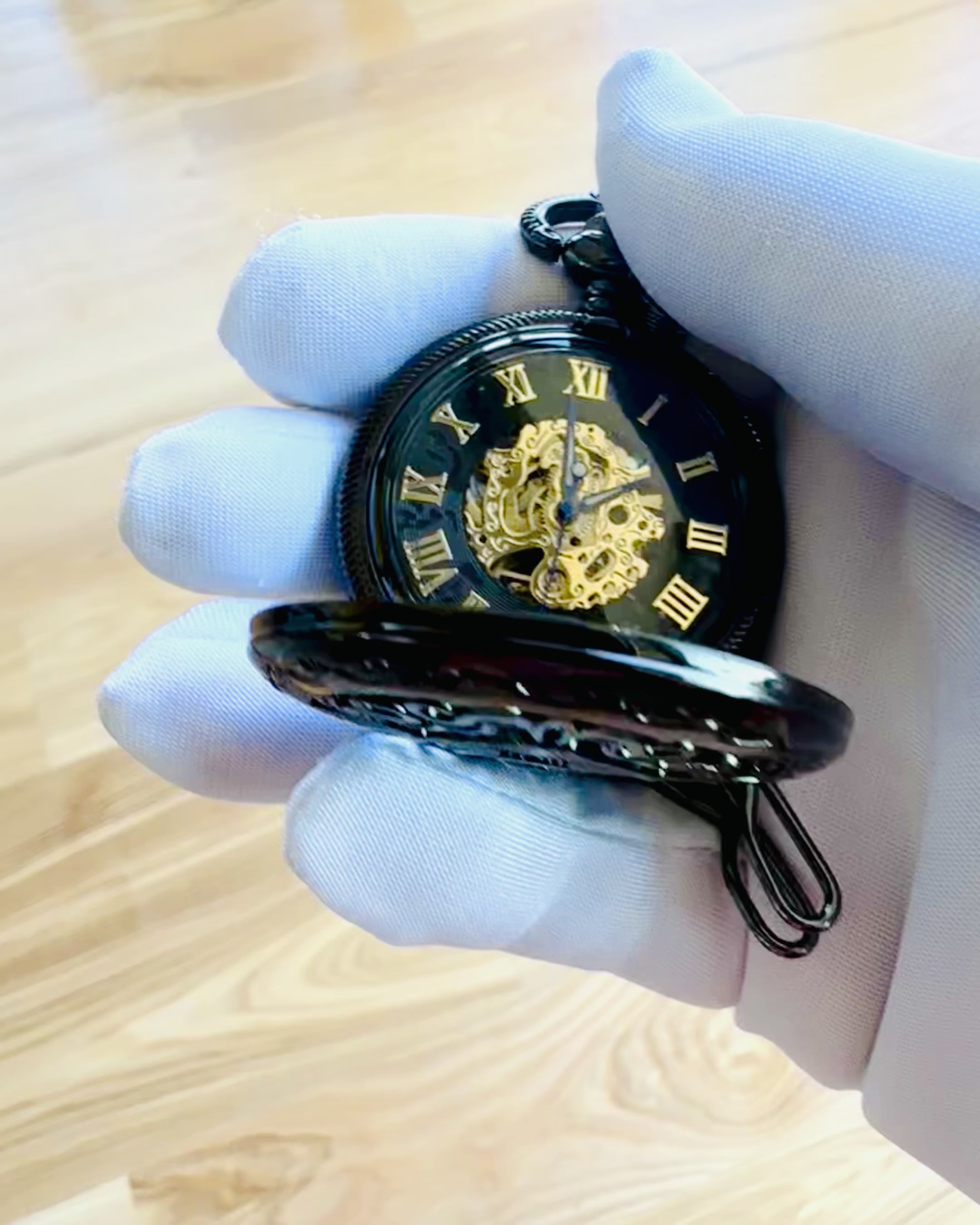 Pocket Watch "Masters of Time" - Premium Edition with Engraving Option