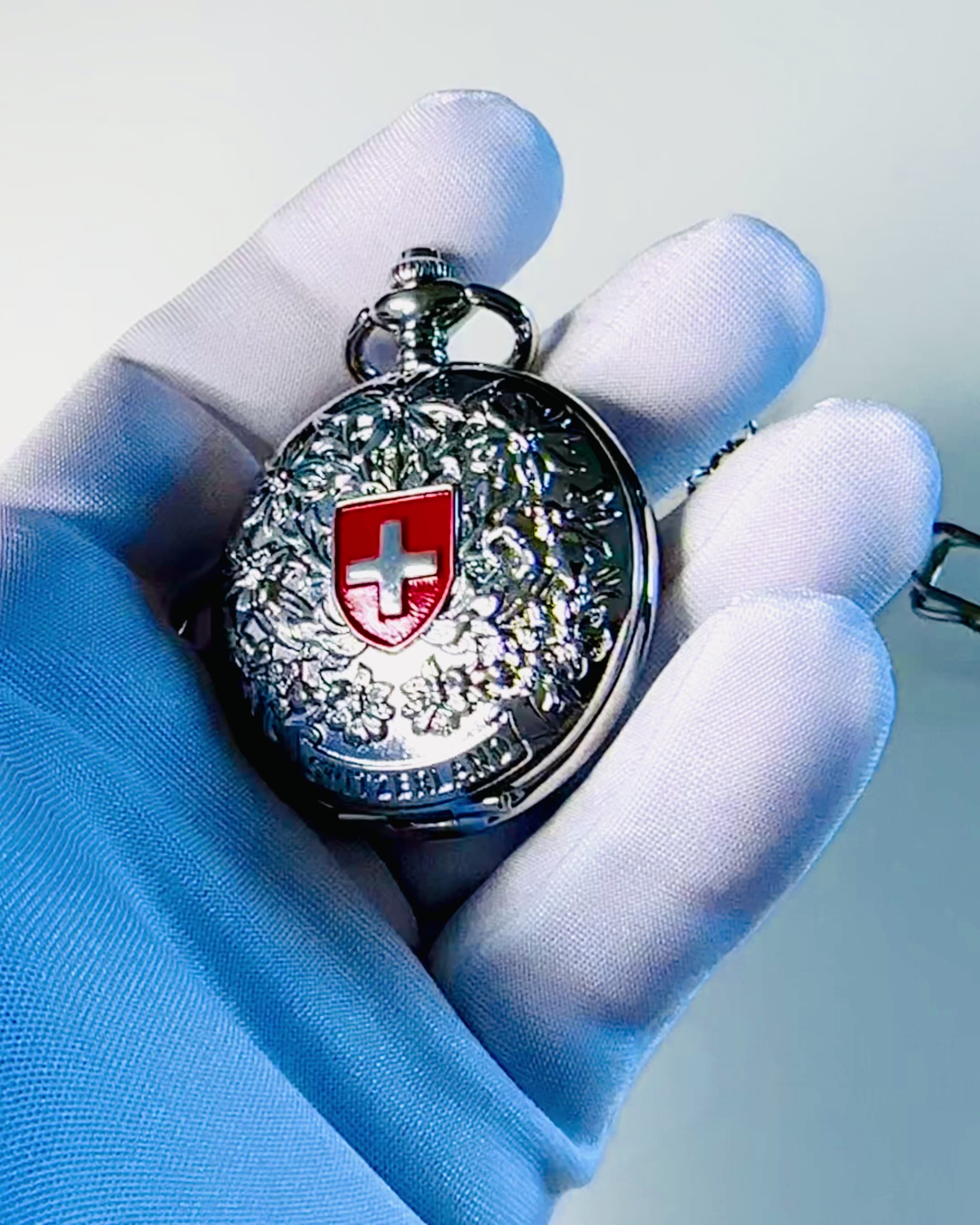 Pocket Watch "Heritage Helvetia" with Engraving Option